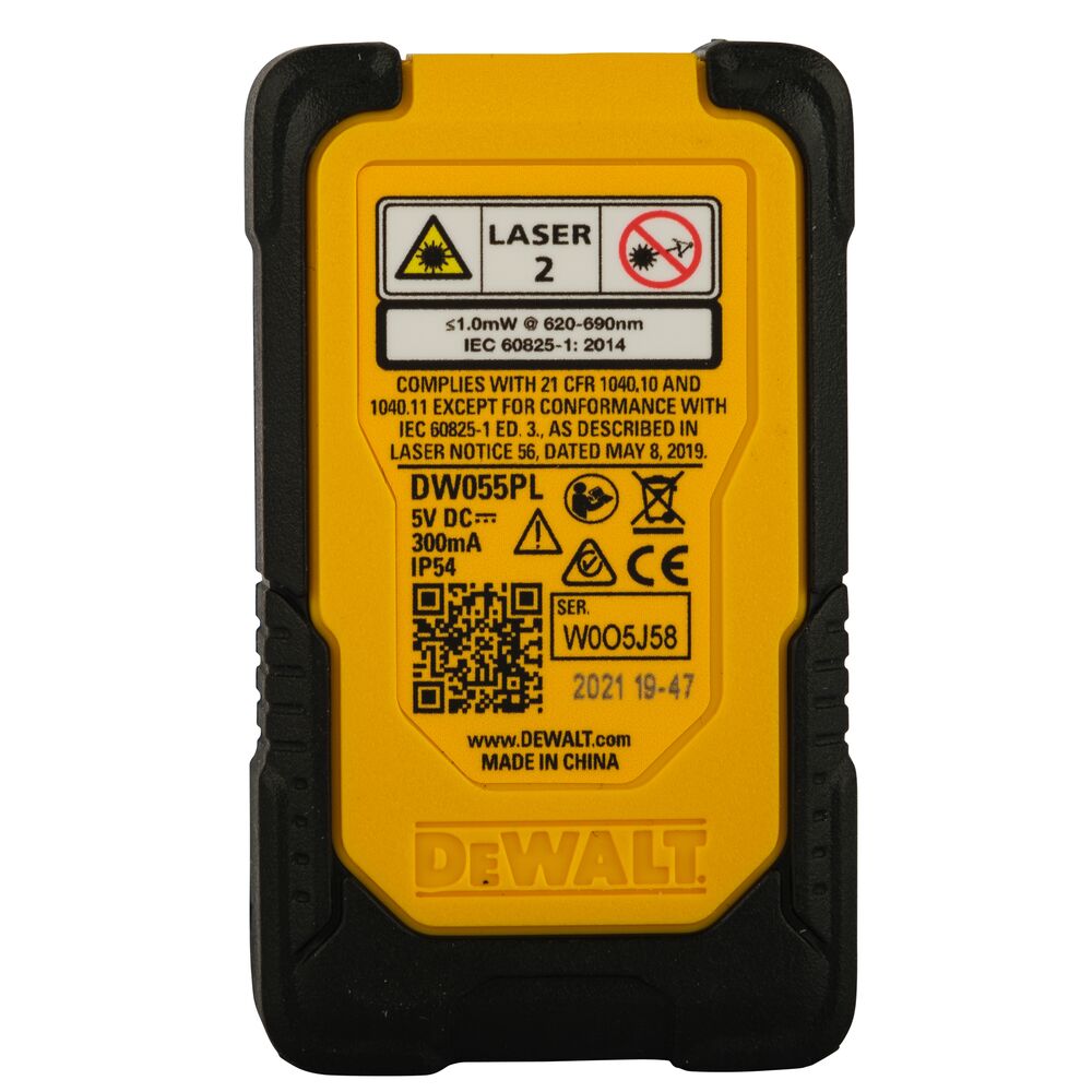 Medidor De Distancia Laser Dewalt Dw055