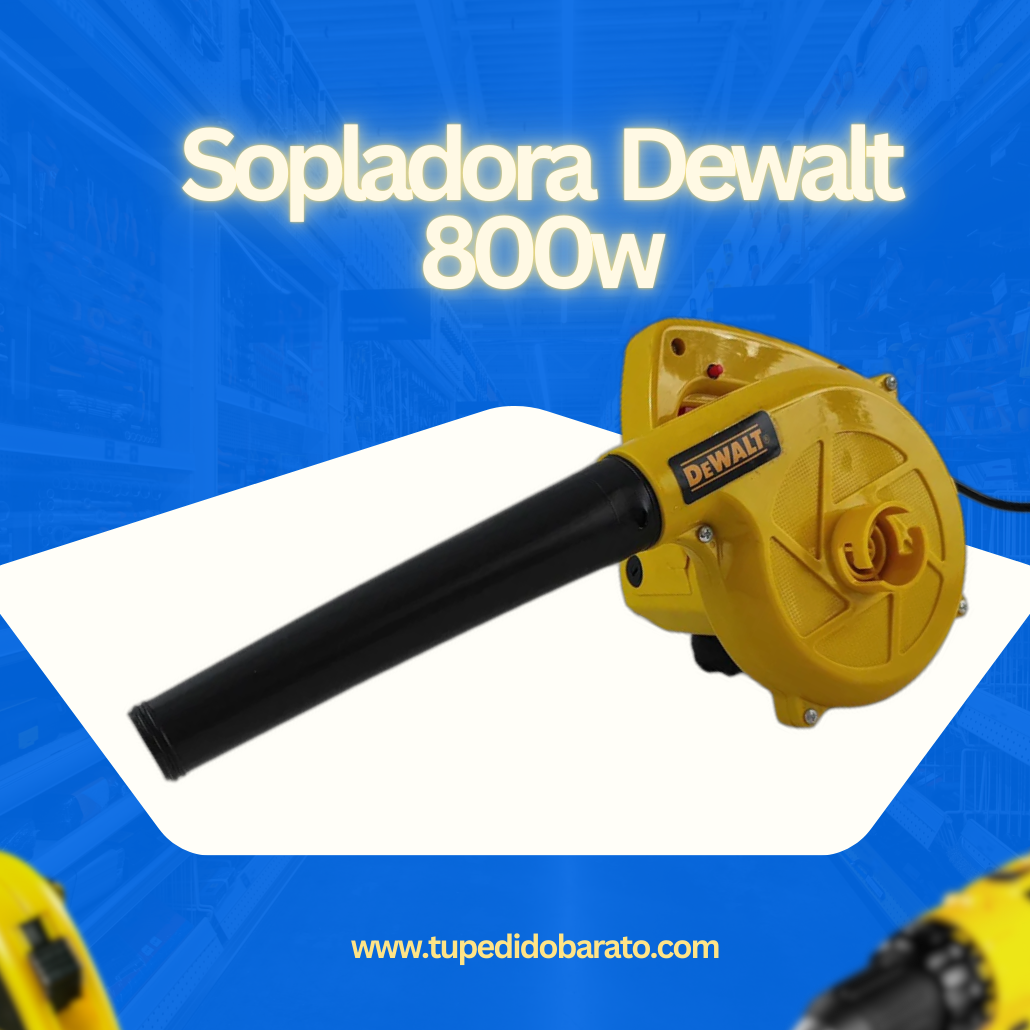 SOPLADORA DEWALT POTENTE DE 800W | TU ALIADA PARA LIMPIEZA EFICAZ