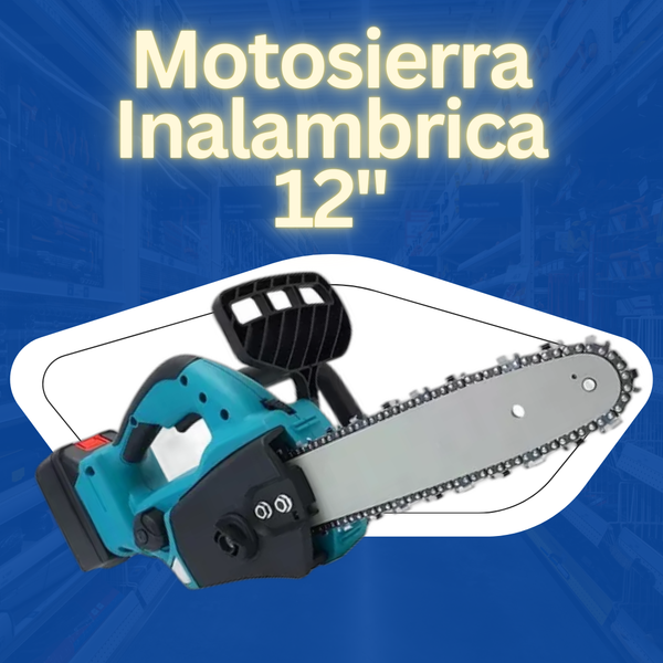 Motosierra Eléctrica Inalámbrica 12" 68V | Alta Potencia y Movilidad