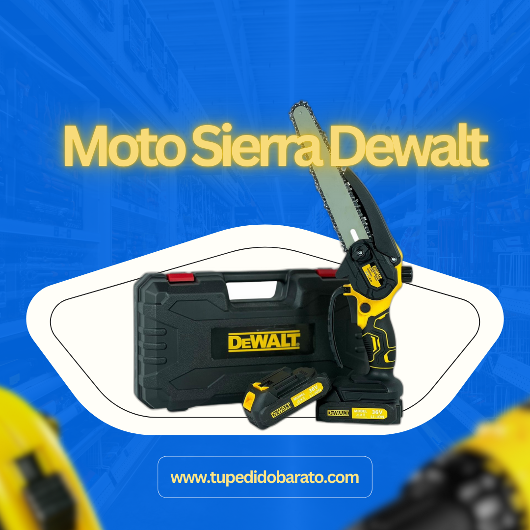 Moto Sierra DEWALT Grande 8" | Calidad y Potencia Garantizadas