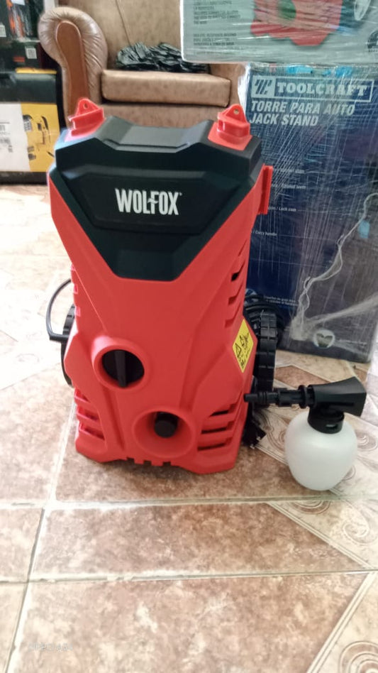 Hidrolavadora Wolfox 1500W | Limpieza Versátil y de Alto Rendimiento